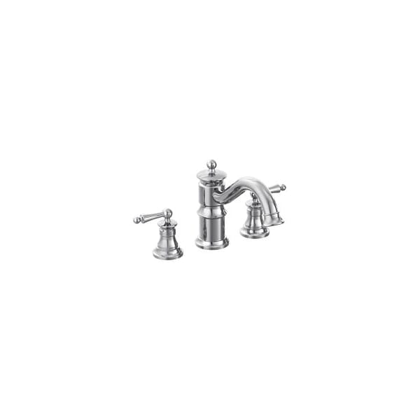 Chrome Two-Handle Roman Tub Faucet